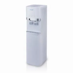oor stand hot cold water dispenser side white