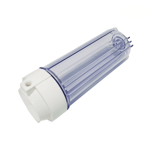 10 Inch RO Water Filter Housing- CLEAR (3) transparent casing