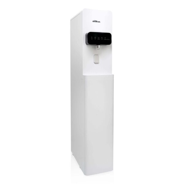 AK832-3F hot cold normal 3 temp water dispenser floor standing (side2)