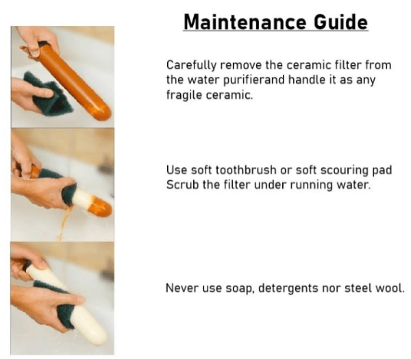 Doulton ceramic water filter maintenance guide