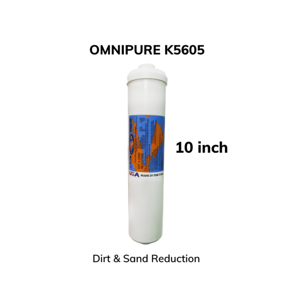 OMNIPURE K5605 Dirt and sand reduction water filter