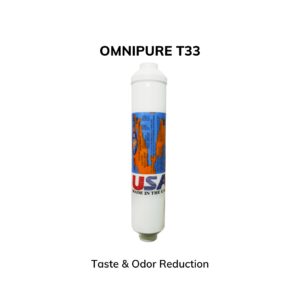 OMNIPURE T33 activated carbon water filter