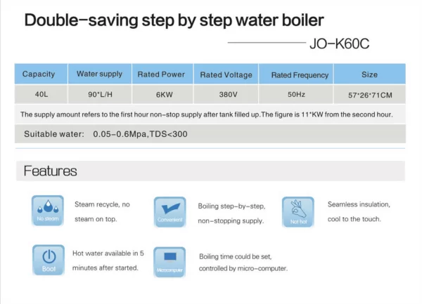 JO-K60C-bili-water-boiler-Specifications